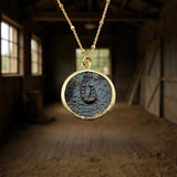 Circle of Horseshoe Luck Necklace