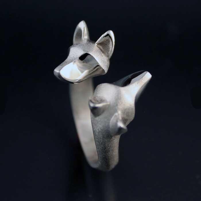 double shepherd ring sterling silver
