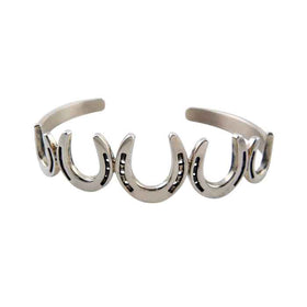 How Lucky Horseshoe Cuff Bracelet Sterling Silver