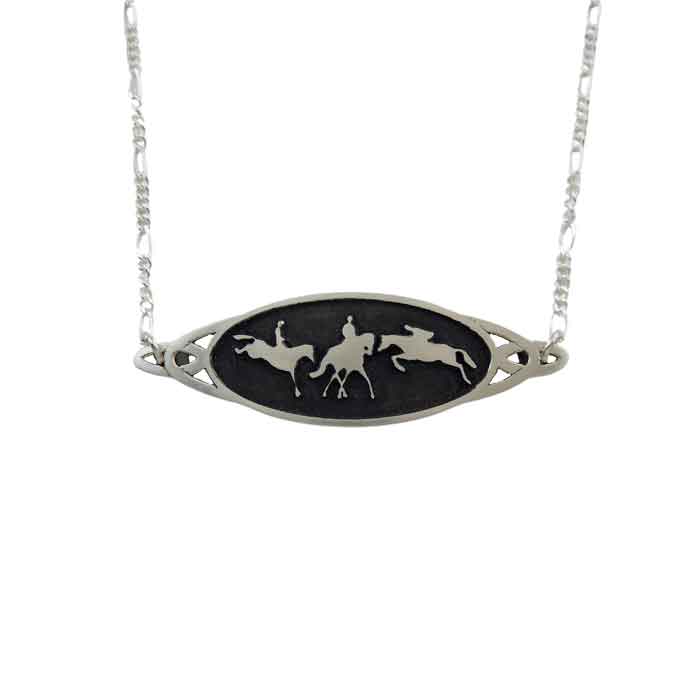 Three-Day Eventing Horse Necklace