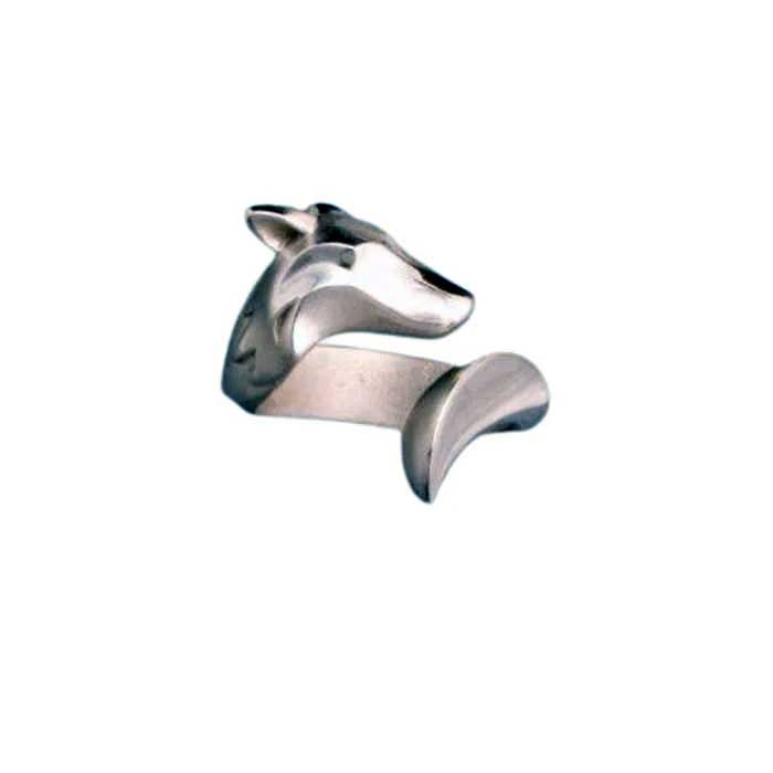 Timber Wolf Ring in Sterling Silver