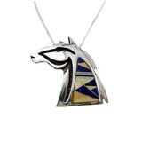 Yellowmino Horse Head Necklace Pin