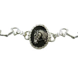 Abbey Bracelet with Snaffle Bits and Laced Reins