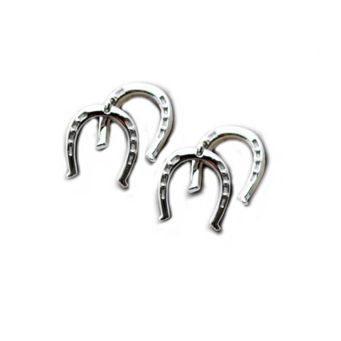 Double Horseshoe Earrings