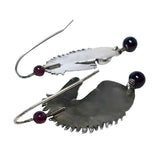 Lightning Bolt Horse Head Dangle Earrings