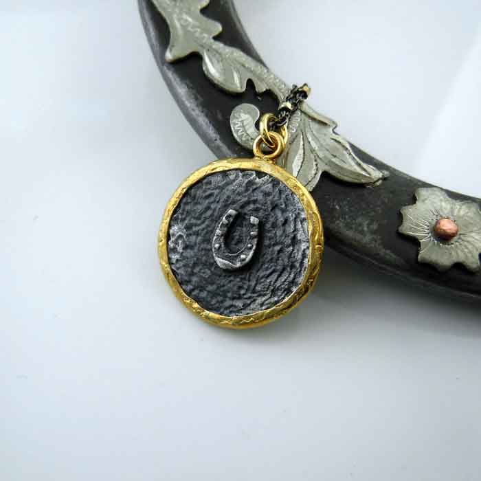 Circle of Horseshoe Luck Necklace
