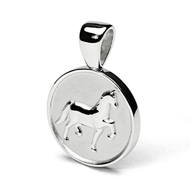 Saddlebred Pendant Necklace Sterling Silver - Jamies Horse Jewelry