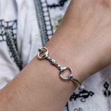 Twisted Snaffle Horse Bit Bangle Bracelet