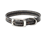Dog Bone on Heart on Leather Bracelet