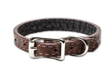 Dog Bone on Heart on Leather Bracelet