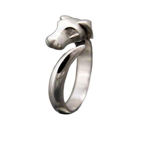 Hound Dog Ring in Sterling Silver - Jamies Horse Jewelry