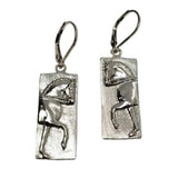 Enter At A Dressage Horse Dangle Earrings