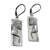 Enter At A Dressage Horse Dangle Earrings