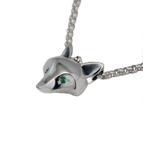 Fox Mask Pendant Necklace - Jamies Horse Jewelry