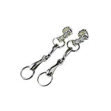 Loose Ring Snaffle Horse Bit Earrings