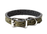 Dog Bone on Heart on Leather Bracelet