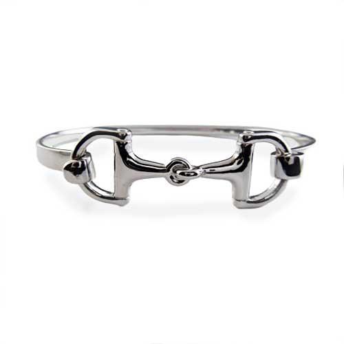 Bangle Heavy Horse Snaffle Bit Bracelet - Jamies Horse Jewelry
