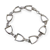 English Stirrup Bracelet in Sterling Silver