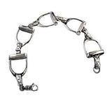 English Stirrup Bracelet Sterling Silver