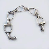 English Stirrup Bracelet Sterling Silver
