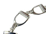English Stirrup Bracelet Sterling Silver