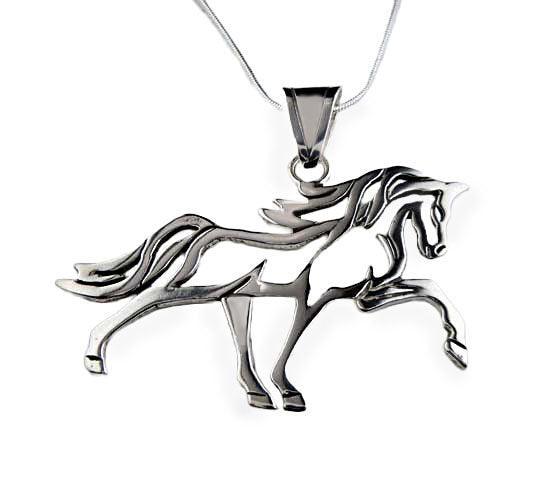 Sun Dancing Horse Necklace