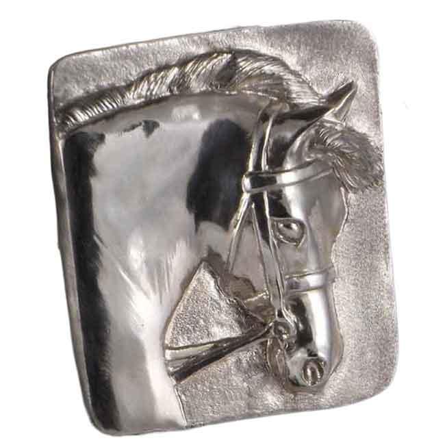 Welsh Pony's Head Belt Buckle - Jamies Horse Jewelry