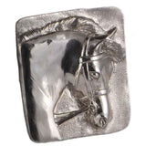 Welsh Pony's Head Belt Buckle