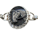 Abbey Bracelet with Snaffle Bits and Laced Reins