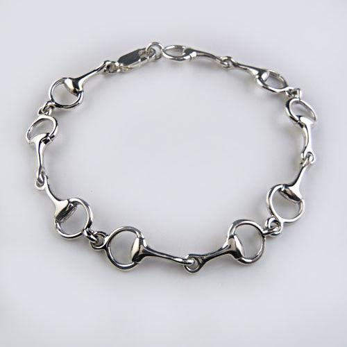 Classic Snaffle Horse Bit Bracelet - Jamies Horse Jewelry