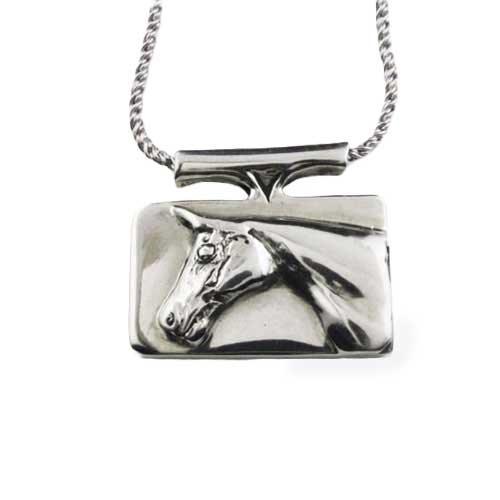 Classy Horse Head Necklace - Jamies Horse Jewelry