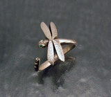 Dragonfly Ring in Sterling Silver