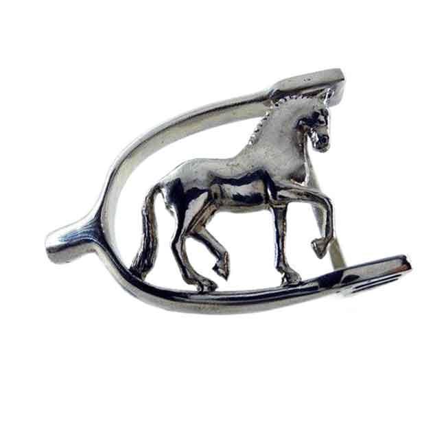 Dressage Horse and English Spur Belt Buckle - Jamies Horse Jewelry