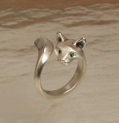 Forrest Cat Ring - Jamies Horse Jewelry
