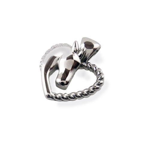 Horse Heart Pendant Necklace - Jamies Horse Jewelry