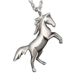 Fury Horse Necklace Pendant Sterling Silver