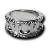 Horseshoe Band Ring Sterling Silver