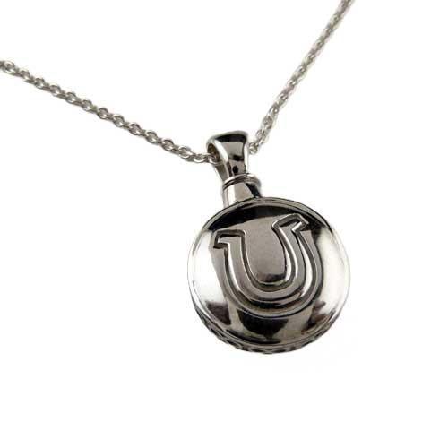 Horseshoe Eternity Keepsake Pendant Necklace - Jamies Horse Jewelry