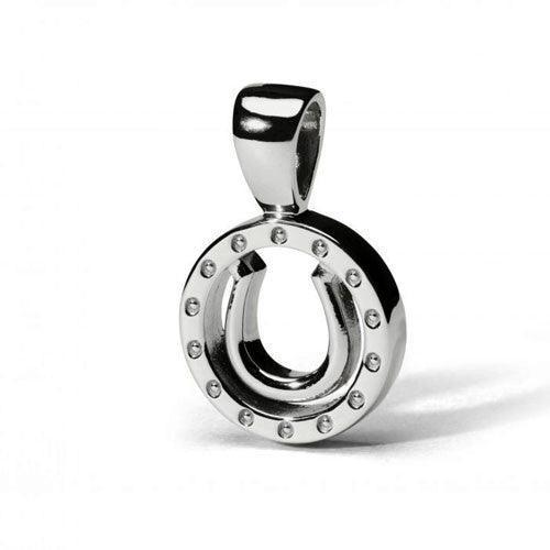 Encircled Horseshoe Pendant Necklace - Jamies Horse Jewelry