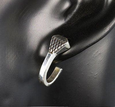 Horseshoe Nail Earrings Sterling Silver - Jamies Horse Jewelry
