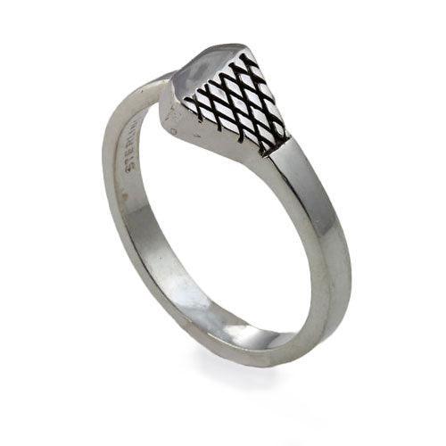 Horseshoe Nail Ring Sterling Silver