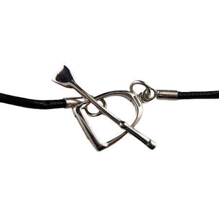 Large Sterling Stirrup Necklace - Jamies Horse Jewelry