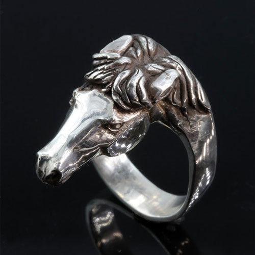 Mustang Ring in Sterling Silver - Jamies Horse Jewelry