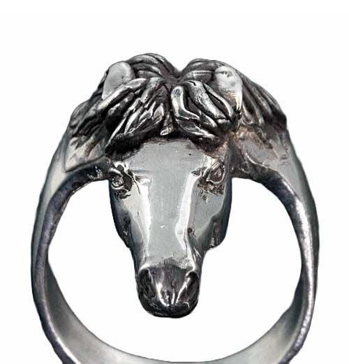 Mustang Ring in Sterling Silver - Jamies Horse Jewelry