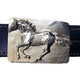 Paint Horse Belt Buckle Bronze