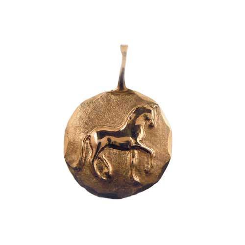 Piaffe Dressage Horse Pendant Necklace - Jamies Horse Jewelry