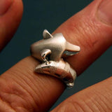 Raccoon Ring in Sterling Silver
