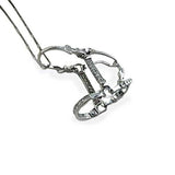 Fancy Horse Halter Pendant Necklace