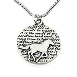 Double Sided Success Horse Necklace