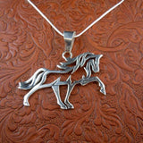Sun Dancing Horse Necklace